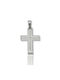 Mentzos White Gold Cross 14K