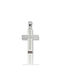 Mentzos White Gold Cross 14K