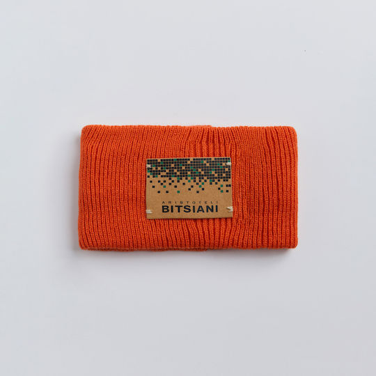 Knitted Beanie Cap Orange