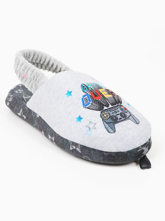 Piazza Shoes Kids Slippers Gray