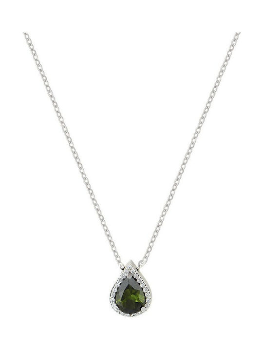 Necklace from White Gold 14K