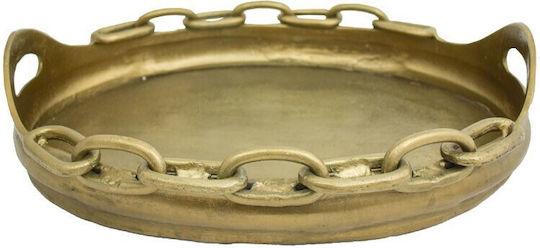 Aluminum Rectangular Decorative Tray 46x40x10cm