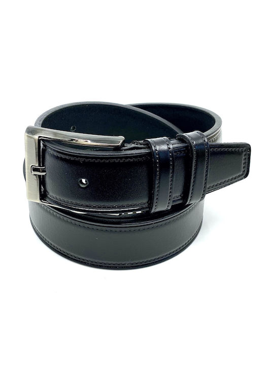 Legend Accessories Ανδρική Ζώνη Δερμάτινη Μαύρη