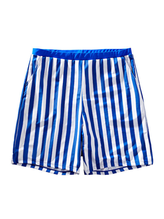 Babykids Men's Swimwear Shorts Blue Striped Babykids Men's Swimwear Shorts Blue Striped