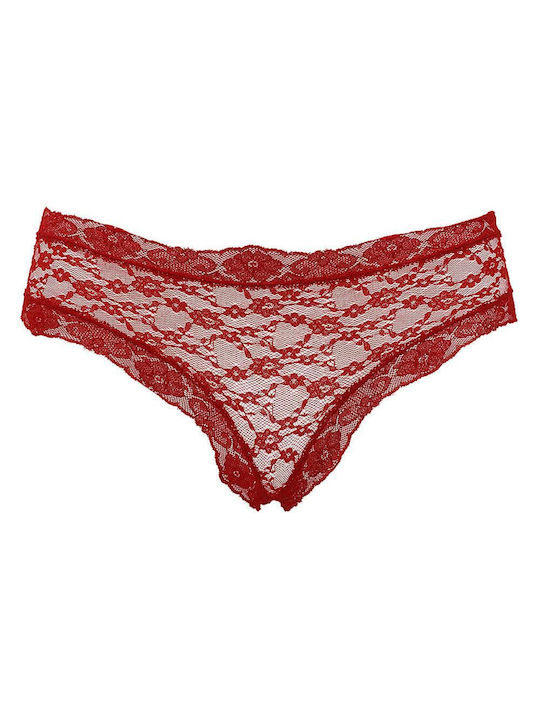 G Secret Damen Boxer mit Spitze Rot