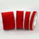 Kappa Decor Samt Band Doppelseitig Monochrom Rot 9meters mit Breite 23mm