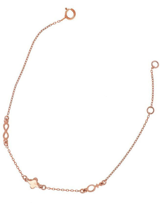 Paraxenies Damen Armband Kette aus Silber Vergo...