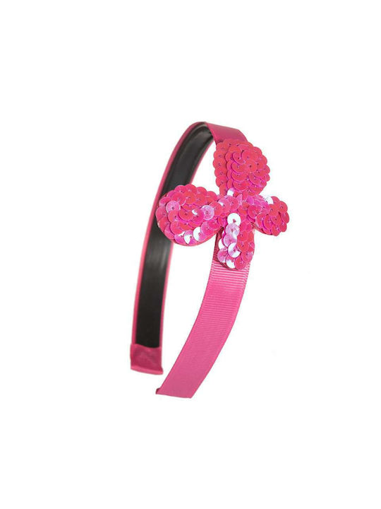 Mom & Dad Pink Kids Headband with Animal