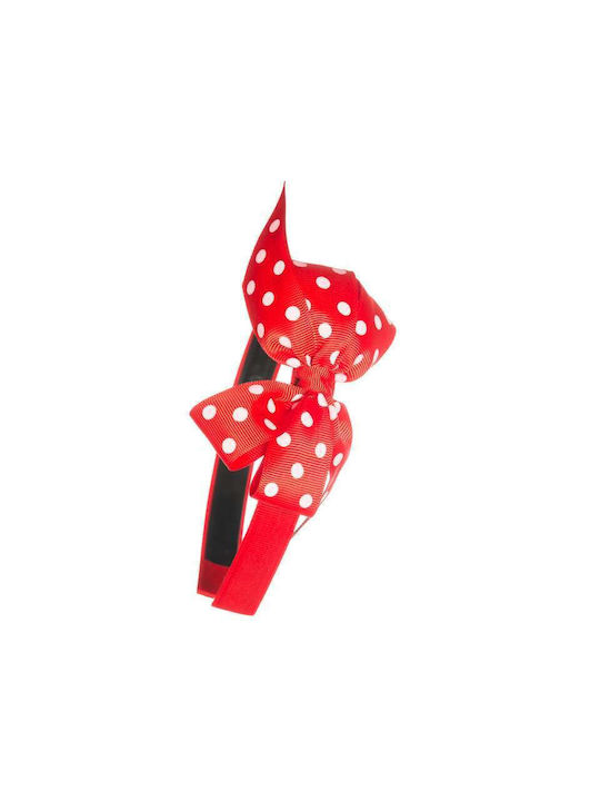 Mom & Dad Red Kids Headband with Bow