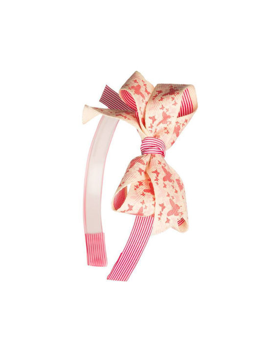 Mom & Dad Pink Kids Headband with Bow