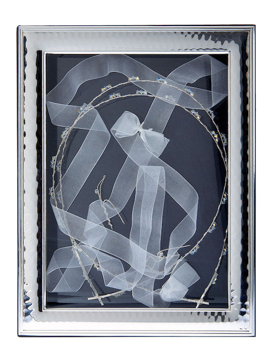 Prince Silvero Корона Кутия Корниз Правоъгълена Сребрист 24x18εκ.