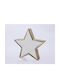Kaemingk Ceramic Christmas Decorative Desktop Star 12.5buc Gray