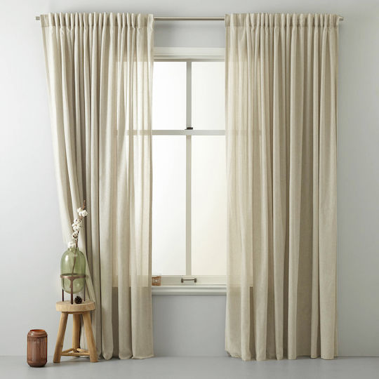 Saray Home Завеса с Плик с писалка Бежов KE 1884 140x280бр