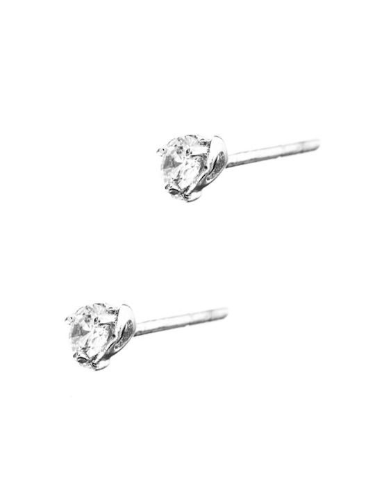 Gatsa Earrings made of Platinum with Stones