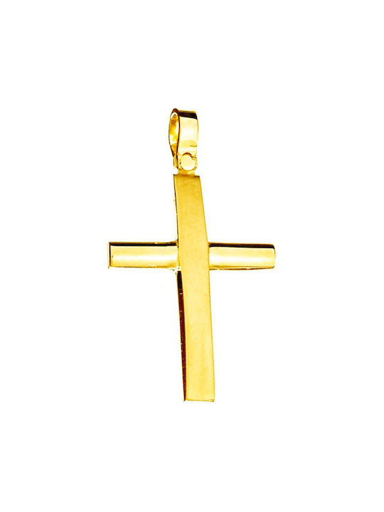 Alorado Men's Gold Cross 14K