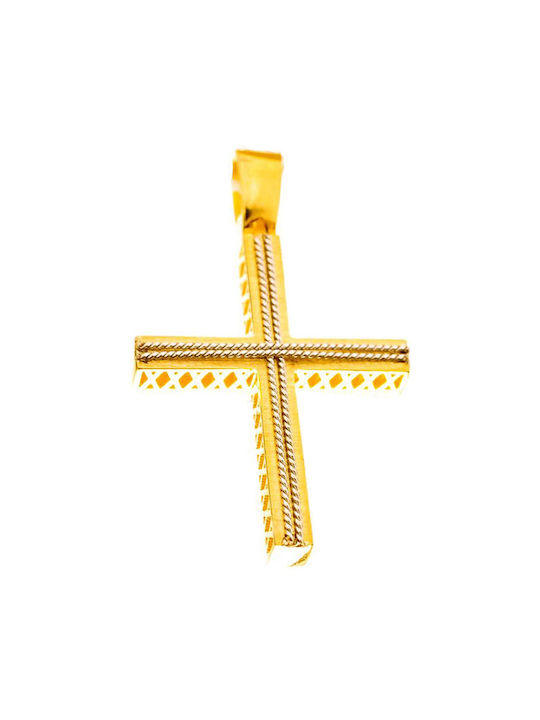 Gatsa Women's Gold Cross 14K