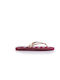 Women's Flip Flops Burgundy