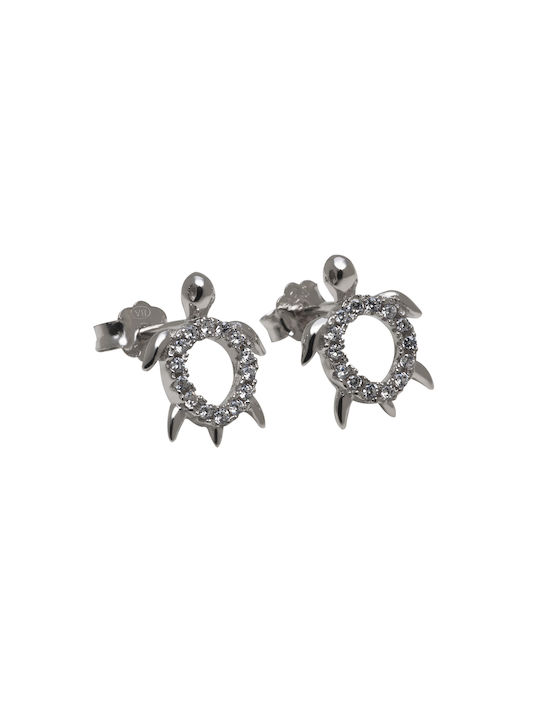 Silverline Earrings made of Silver with Stones