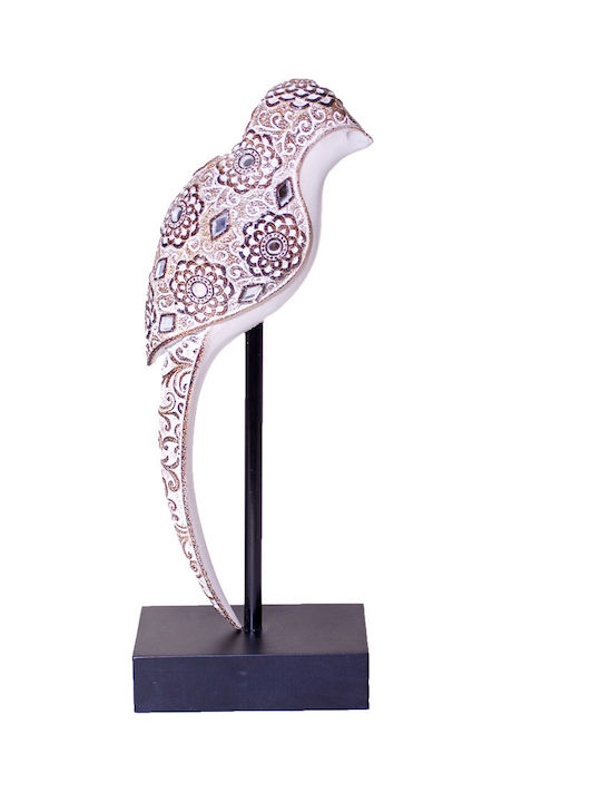 Royal Art Collection Decorative Bird made of Plastic 10x10x28cm 1pcs