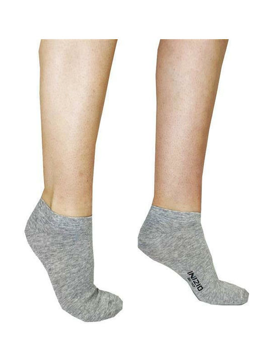 Inizio Women's Solid Color Socks GRI