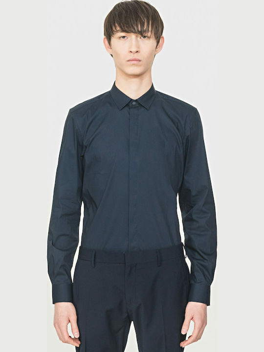 Long-sleeved Shirt Navy Blue
