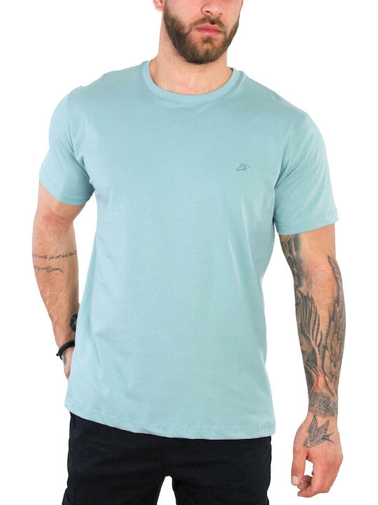 Everbest Men's Short Sleeve T-shirt Light Blue