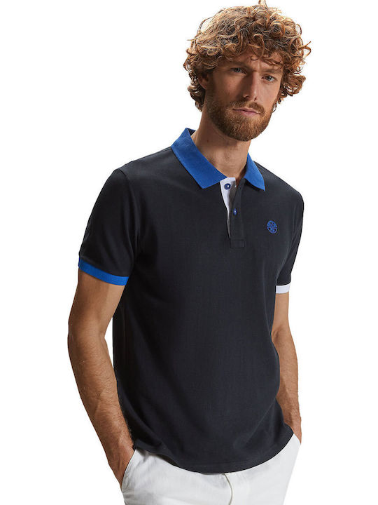 North Sails Polo Bluză cu mânecă scurtă Neagră