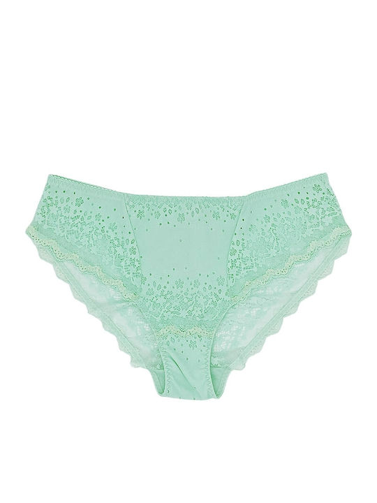 Leilieve Women's Slip with Lace Light Blue