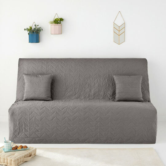 La Redoute Interieurs Husă Elastică Canapea cu două locuri Gri 1buc 350101949_57_10