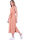 Summer Midi Dress Orange