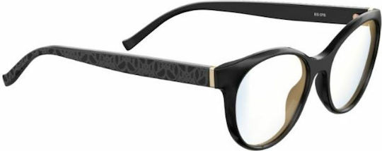 Elie Saab Damen Acetat Brillengestell Schwarz ES 076 807