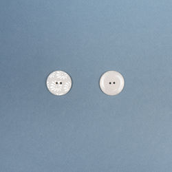 Vostex White Sewing Button