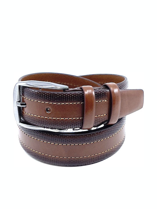 Legend Accessories Ανδρική Ζώνη Δερμάτινη Ταμπά