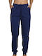 Hohe Taille Jogginghose Jogger Marineblau