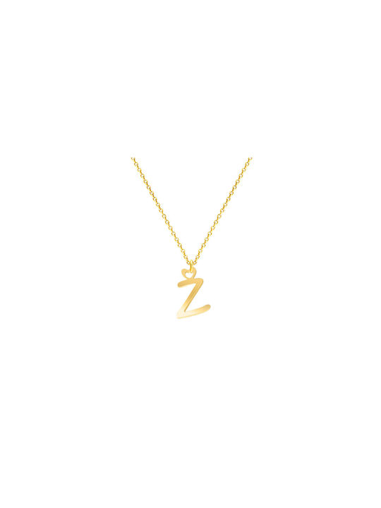 Iris Jewerly Necklace Monogram from Gold 14K