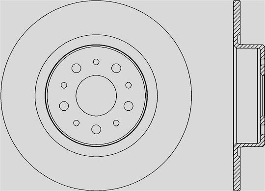 Open Parts Σετ Δισκόπλακες 1τμχ για Alfa Romeo Alfa 156