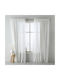 Saray Home Κουρτίνα με Τρέσα Λευκή 140x280εκ.