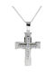 Papadopoulos Gold Damen Weißgold Kreuz 14K