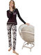 Sevim Winter Damen Pyjama-Set
