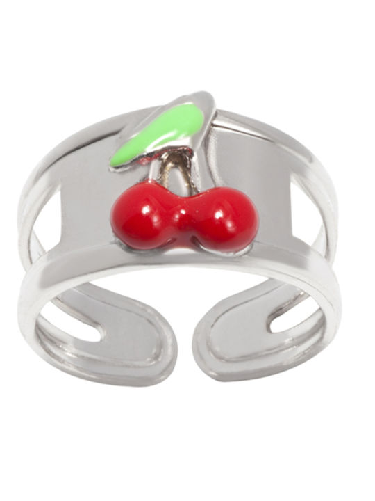Woofie Kinder Ring Eröffnung aus Silber 4973