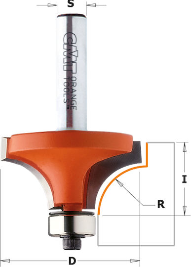 CMT Cutter Bit 12.7mm x 12.7mm with Bearing