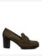 Leder Pumps Braun