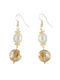 Tatu Moyo Earrings Pendants Gold Plated with Pearls