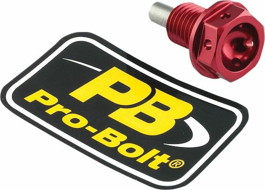 Pro Bolt Τάπα Λαδιού Μοτοσυκλέτας Κόκκινο ALSUMP1215MAGR