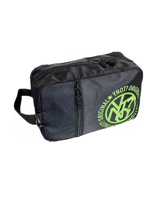 Y Not? Toiletry Bag in Black color