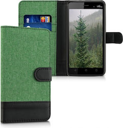 KWmobile Fabric Wallet Green ()