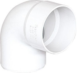 Fasoplast Pipe Elbow Fitting PVC 40mm ΕΑΛΚ04087