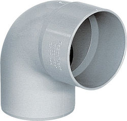 Fasoplast Pipe Elbow Fitting PVC 125mm ΕΑΚ12587