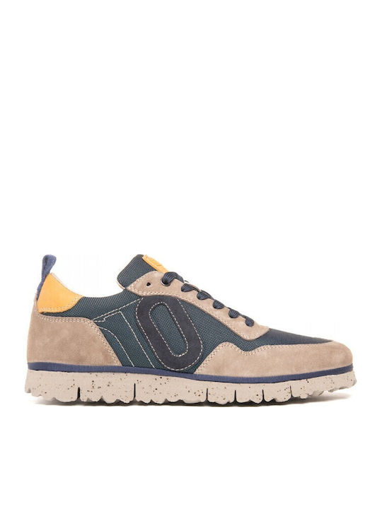 On Foot Ανδρικά Ανατομικά Sneakers Μπλε
