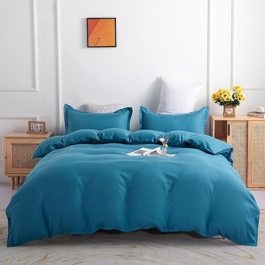 Marwa Плик за Завивка Кинг Сайз 220x240 Тюркоаз